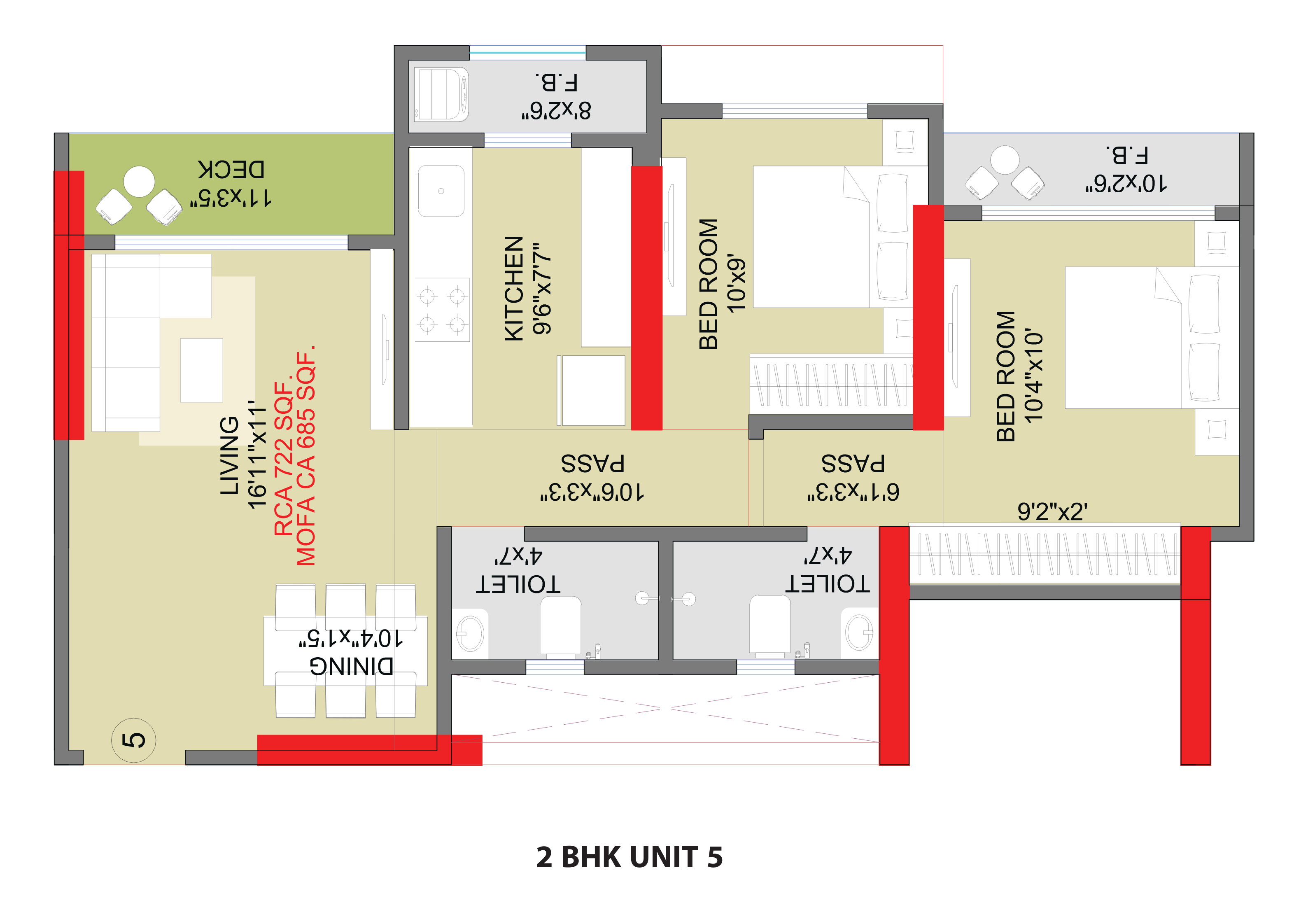 2BHK Premium